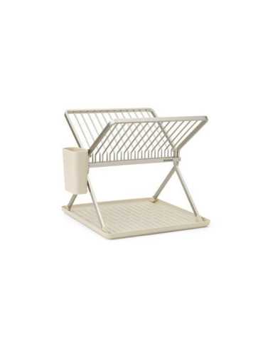 Escurreplatos plegable beige capacidad 13 platos BRABANTIA