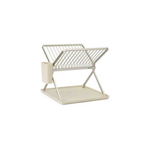 Escurreplatos plegable beige capacidad 13 platos BRABANTIA