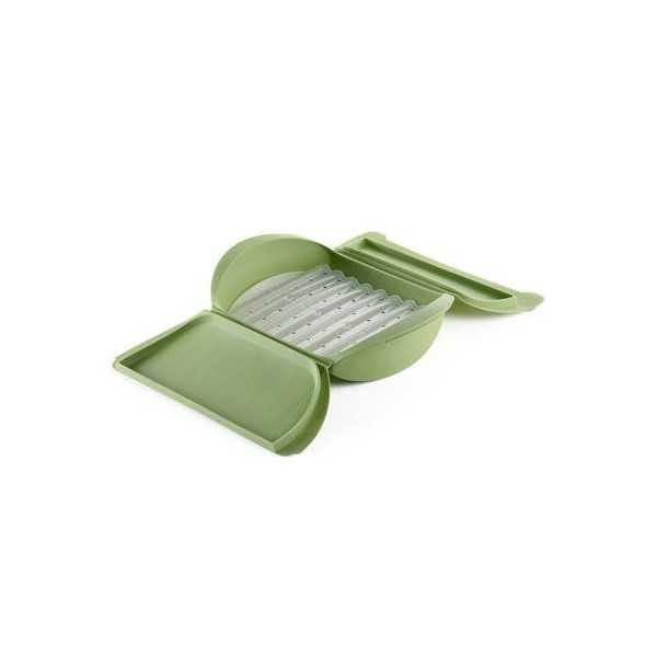 Estuche de vapor con bandeja 4 personas color verde BRABANTIA