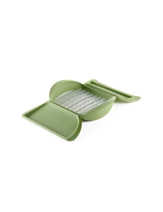 Estuche de vapor con bandeja 4 personas color verde BRABANTIA