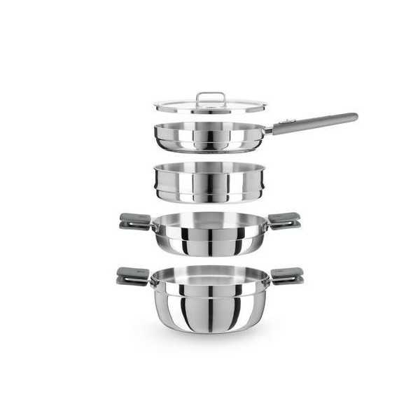 Set 24CM compac acero inox monix A300024 BRA