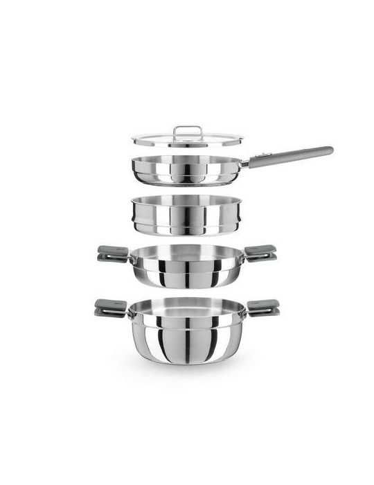 Set 24CM compac acero inox monix A300024 BRA