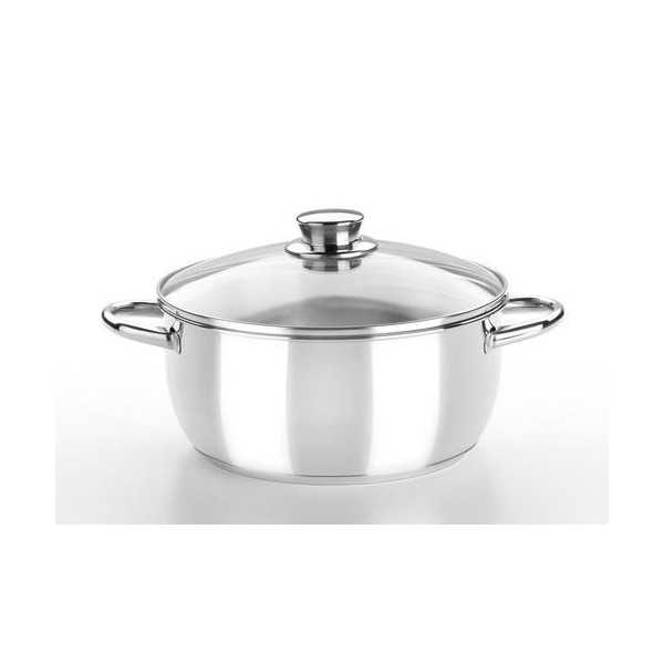 Cacerola optima tapa cristal 32CM BRA