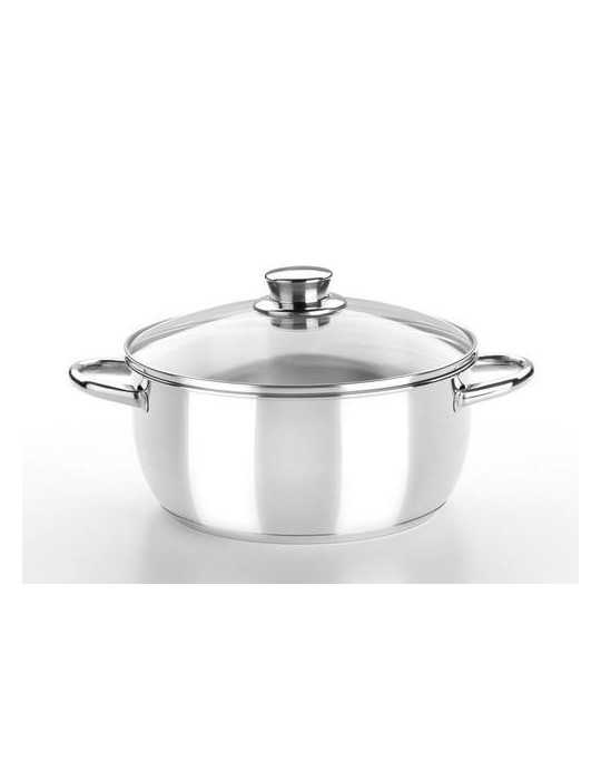 Cacerola optima tapa cristal 32CM BRA