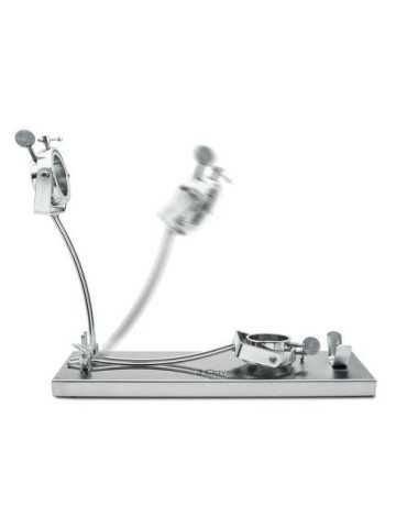 Jamonero inox pro plegable cabezal giratorio 01737 TRES CLAVELES