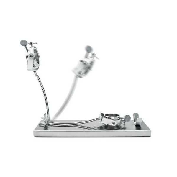 Jamonero inox pro plegable cabezal giratorio 01737 TRES CLAVELES