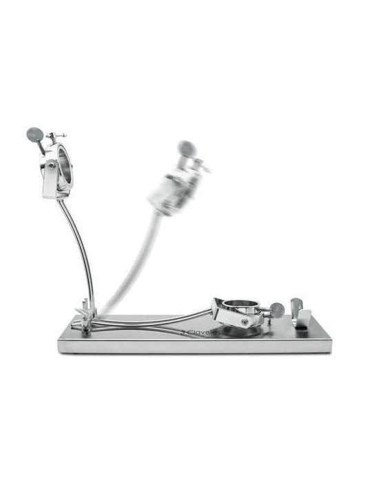 Jamonero inox pro plegable cabezal giratorio 01737 TRES CLAVELES