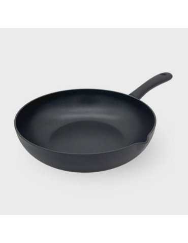 Wok 28CM full induction k-line black KLI0328 AMERCOOK