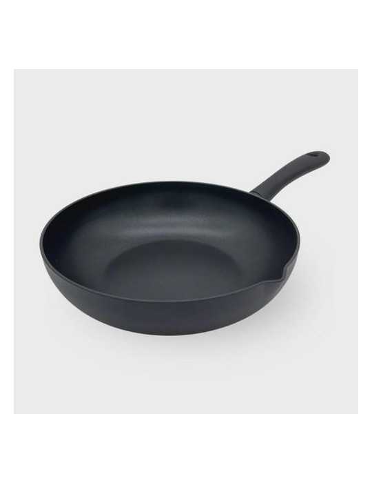 Wok 28CM full induction k-line black KLI0328 AMERCOOK