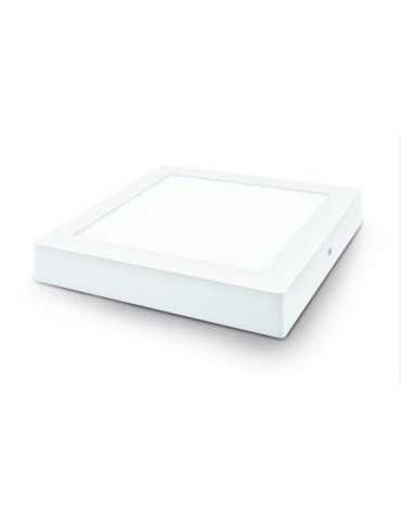 Downlight led 24 w.superficie cuadrado bca .calida ALFA
