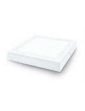 Downlight led 24 w.superficie cuadrado bca .calida ALFA