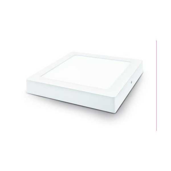 Downlight led 24 w. superficie cuadrado bca. fria ALFA