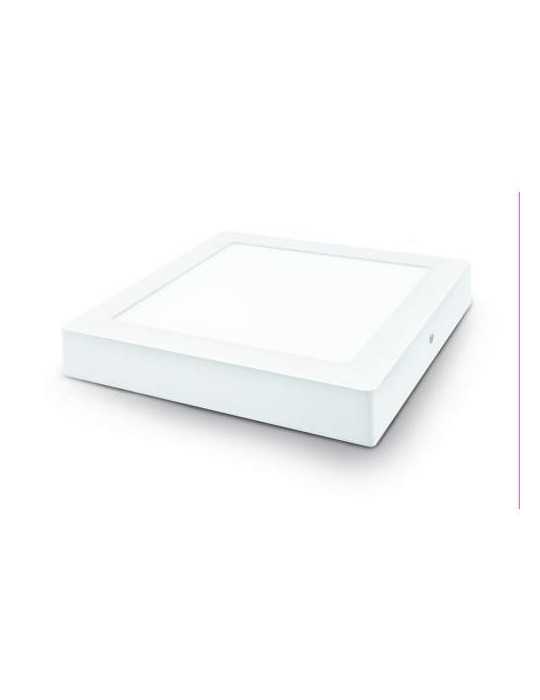 Downlight led 24 w. superficie cuadrado bca. fria ALFA