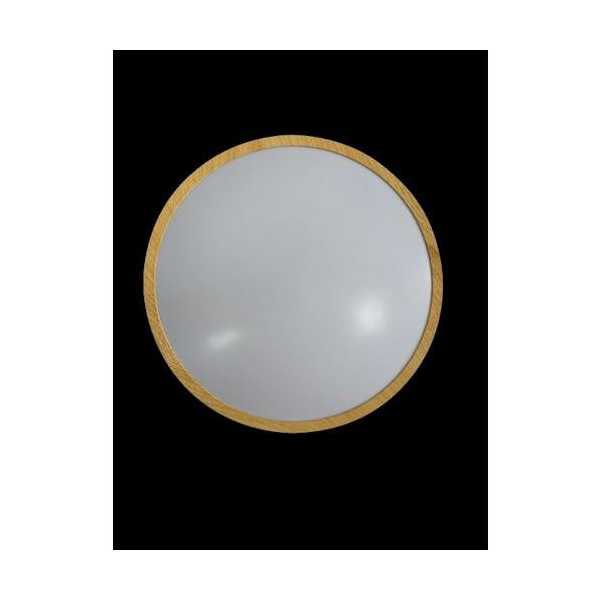 Plafon hydra redondo superf marco madera 3600LM SILVER SANZ