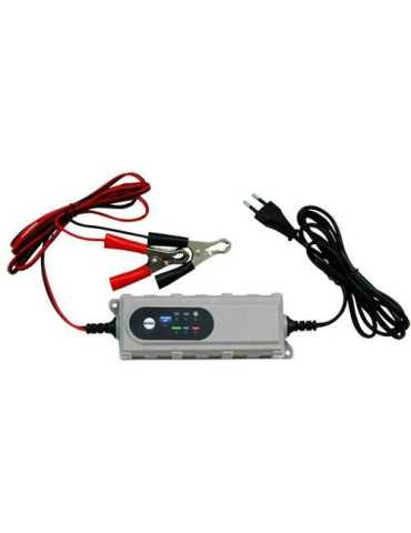 Cargador bateria inteligente 4AH con pinzas 28109 SPORTUNO SRL