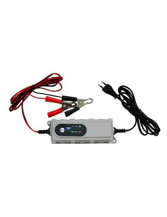 Cargador bateria inteligente 4AH con pinzas 28109 SPORTUNO SRL