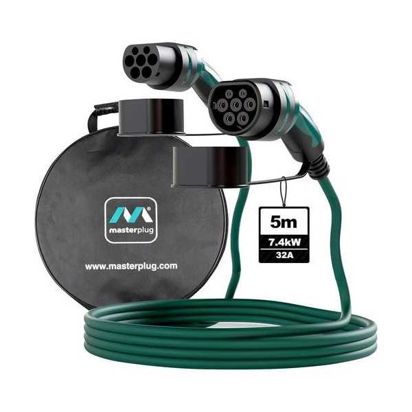 Cargador vehiculo electrico modo 3 7.4KW 230V 5M LUCECO
