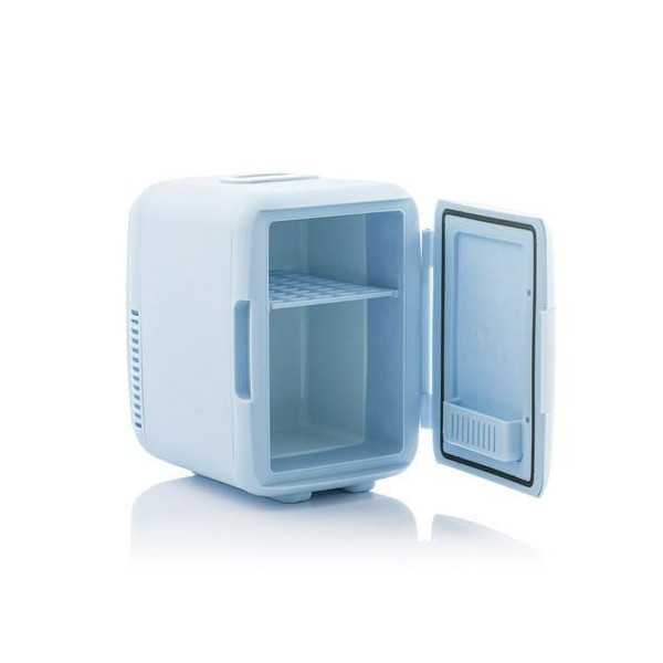 Mini nevera cosmeticos y oficina azul pastel 4L INNOVAGOODS