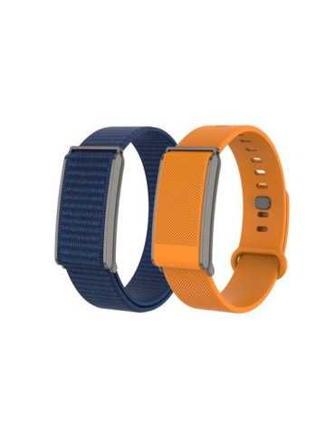 Pulsera intel move fitband naranja azul marino DCU