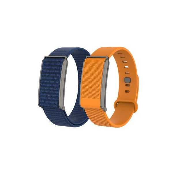 Pulsera intel move fitband naranja azul marino DCU