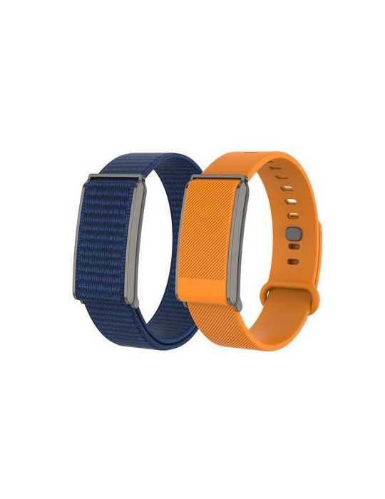 Pulsera intel move fitband naranja azul marino DCU