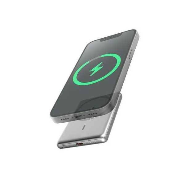Power bank magsafe PD20W 5000MAH plata 34155006 DCU