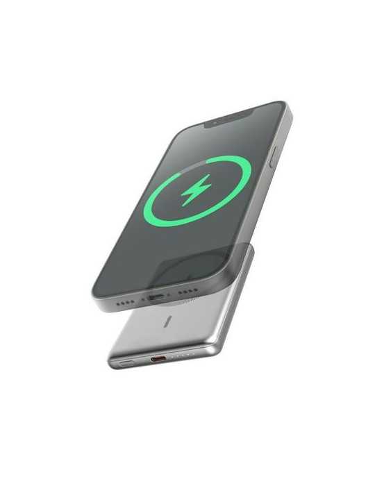 Power bank magsafe PD20W 5000MAH plata 34155006 DCU