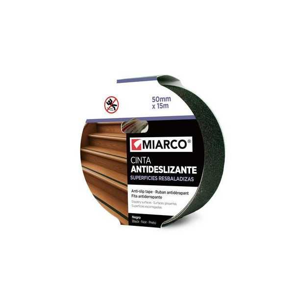 Cinta antideslizante negro 50MMX15M MIARCO