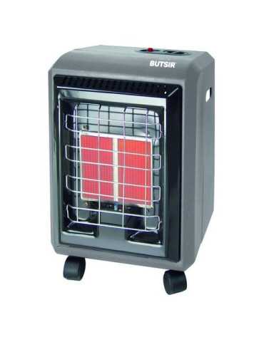Estufa infrarrojos hogar gris máx 3000W BUTSIR