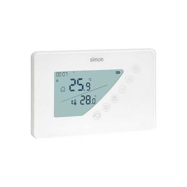 Termostato digital programable semanal blanco SIMONBRICO