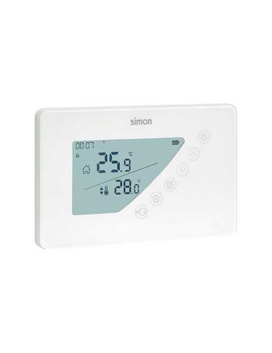 Termostato digital programable semanal blanco SIMONBRICO