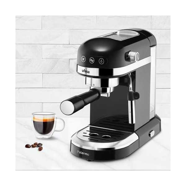 Cafetera expresso palermo 1350W 2 tazas 71705459 DAGA