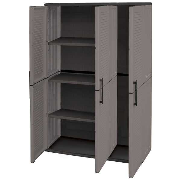 Armario Alto Con Estantes Regulables 1020X370X1630mm E101 ARTPLAST