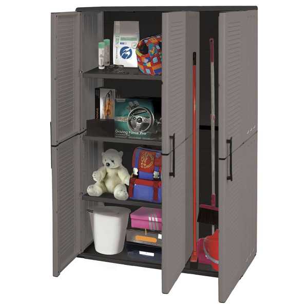 Armario Alto Con Estantes Regulables 1020X370X1630mm E101 ARTPLAST