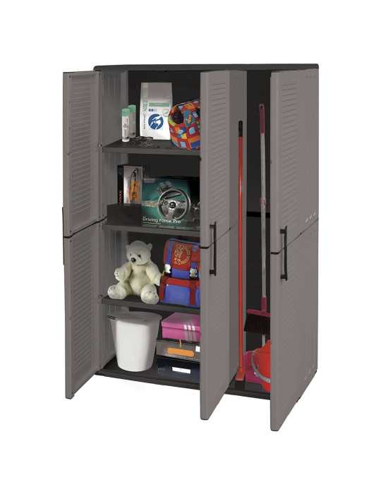 Armario Alto Con Estantes Regulables 1020X370X1630mm E101 ARTPLAST