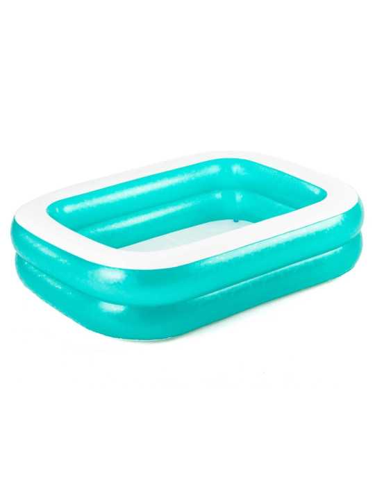 Piscina Hinchable Blue Rectangular Family Pool 201X150X51 BESTWAY