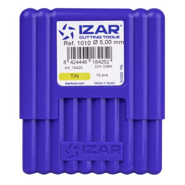 Broca 20,00 mm HSS DIN338N Classique TIN -1010- IZAR