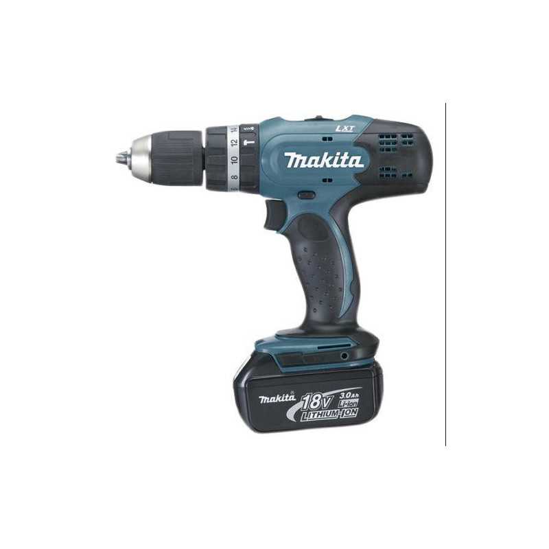 Taladro combinado MAKITA 18 voltios 3,0ah D HP 453RFE