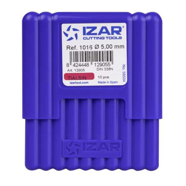 Broca 19,00 mm HSS Co DIN338N TIALSIN -1016- IZAR