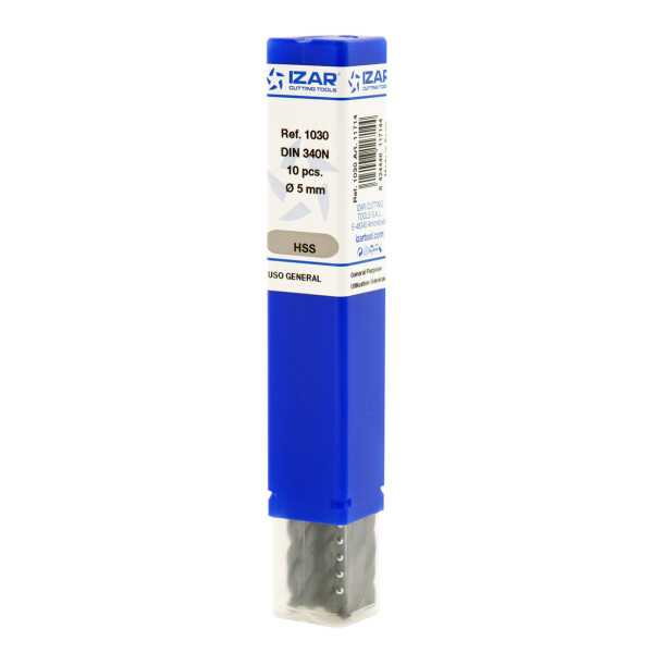 Broca 0,80 mm HSS DIN340N Larga -1030- IZAR