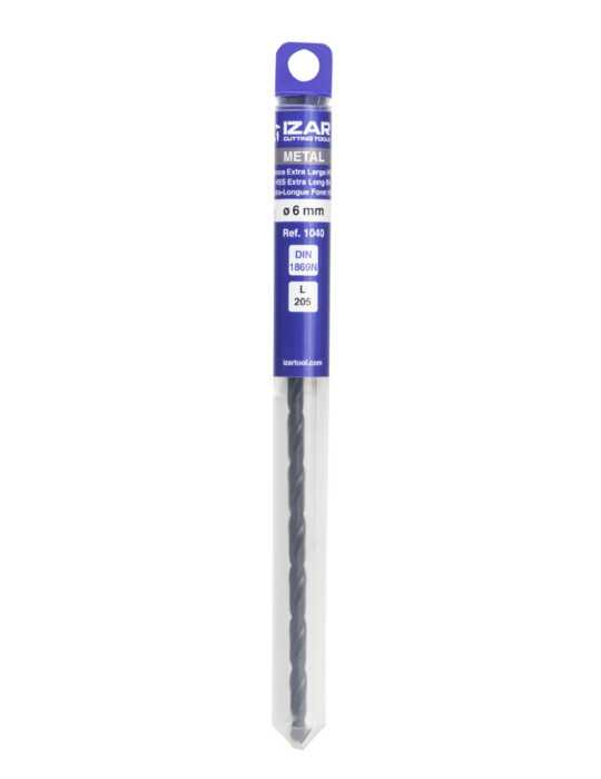 Broca 9,50x250 mm HSS DIN1869N Extra-Larga -1040- IZAR
