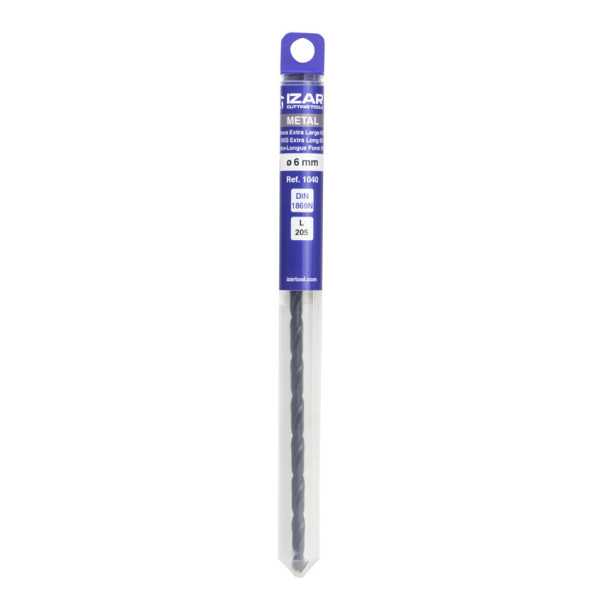 Broca 10,00x265 mm HSS DIN1869N Extra-Larga -1040- IZAR