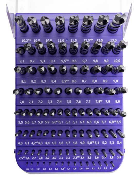 1-10X0,10 + Previos Roscado hasta 13 mm HSS (1010) -1404- IZAR