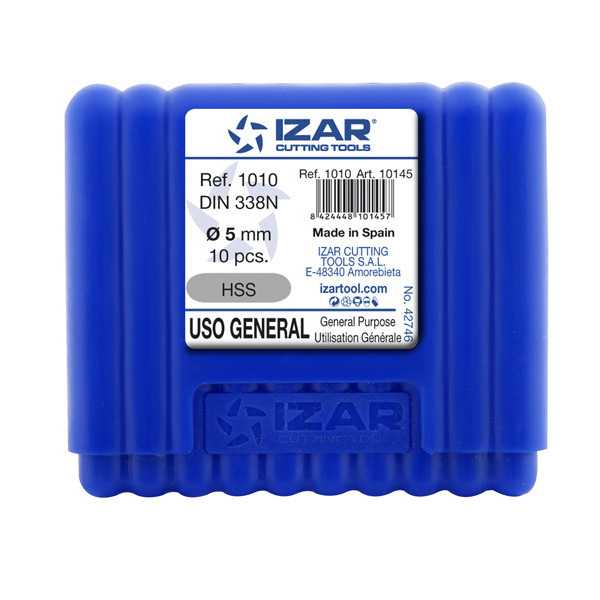Juego Brocas 1-5,9X0,10 HSS (1010) DIN338N 50-UDS. -1405- IZAR