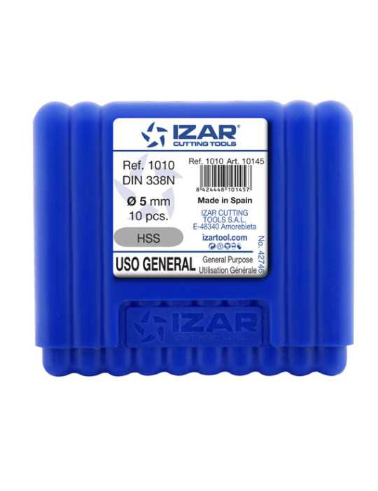 Juego Brocas 1-5,9X0,10 HSS (1010) DIN338N 50-UDS. -1405- IZAR