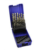 Juego Brocas 1-13X0,50 Zirkon (1015) DIN338 25-UDS. Punta Zirkonio -1456- IZAR