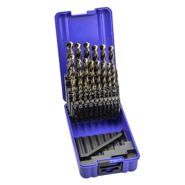 Juego Brocas 1-13X0,50 HSS Co Multi-Inox (1021) DIN338 25-UDS. -1456- IZAR