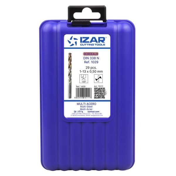 1-13X0,50 + Previos Roscado HSSE-Bordeaux (1029) -1459- IZAR