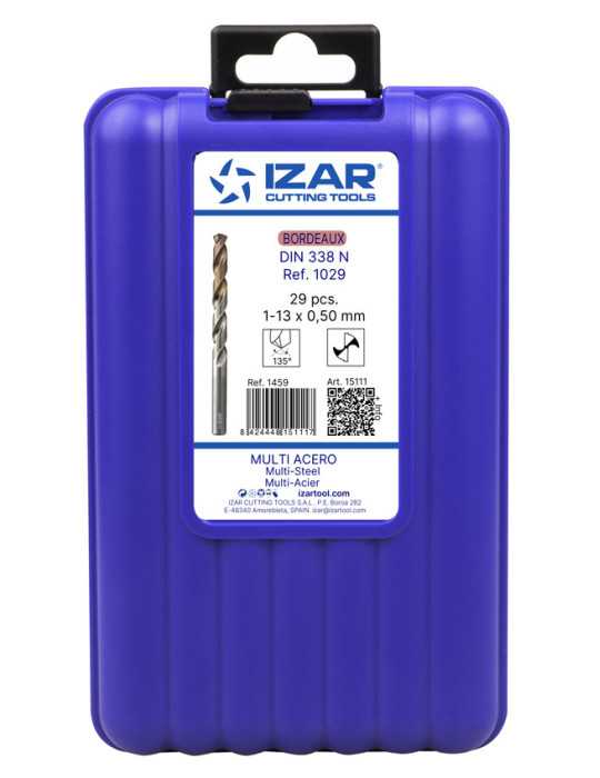 1-13X0,50 + Previos Roscado HSSE-Bordeaux (1029) -1459- IZAR