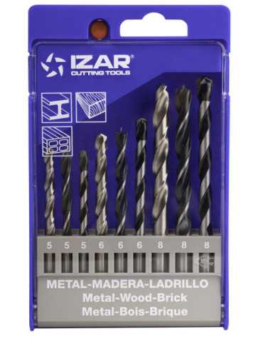 Set Mixto Set Mixto 5-8 (9 PCS) Brocas -1460- IZAR